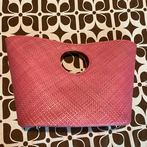 Putu by J. Maclear handbag. Pink Handmade of Natural fiber. EUC - Picture 3 of 12